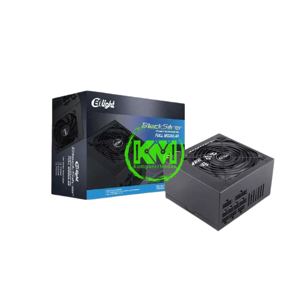 ENLIGHT 550W 80+ BRONZE MODULAR BLACK POWER SUPPLY