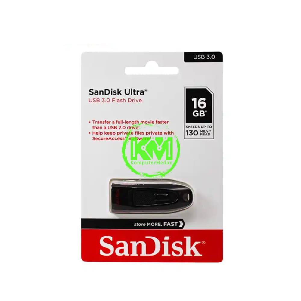 SANDISK ULTRA CZ48 16GB USB 3.0 FLASHDISK